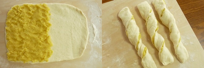 サツマイモスティックパン　作り方