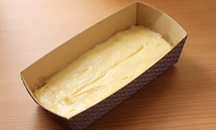 クオカミックス粉で作るパウンドケーキ　ピッタリの型
