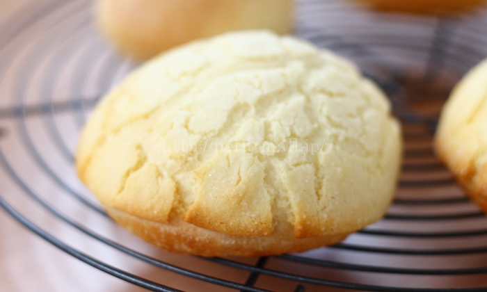 冷凍パン生地で作るメロンパン