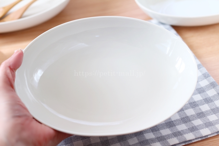 無印良品　楕円皿　オーバルディッシュの大きさ