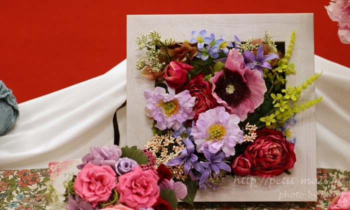 日比谷花壇　母の日 フラワーフレームアート「エルブフルール」